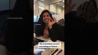 My Colombian Spanish accent when speaking English according to my Iraqi colleague in Dubai [upl. by Tjon]