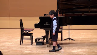 初めてのピアノ発表会 6歳 ブルグミュラー アラベスク Larabesque Burgmüller [upl. by Ahsoj]