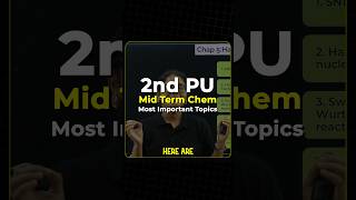 Organic Chemistry 2nd PU Mid Term Must Do Revision Topics shorts puboard karnatakaboard kcet [upl. by Nahs]