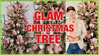 How To Decorate The Most Beautiful GLAM CHRISTMAS TREE  Step by Step  Christmas Decorations Ideas [upl. by Elocaj]