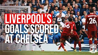 LIVERPOOLS GOALS SCORED AT CHELSEA  Henderson rocket Trent setpiece Sturridge stunner [upl. by Orola]