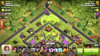 Clash of Clans  Best TH10 Base Design Raid Breakdown [upl. by Nytsirk668]