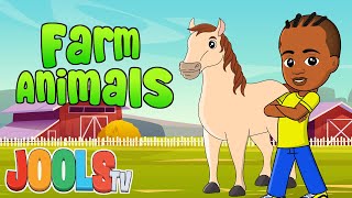 The Farm Animals Song  Learning about Animals with Jools TV  Nursery Rhymes  Hip Hop For Kids [upl. by Octavian]