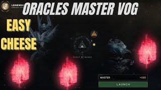 EASY Oracles CHEESE Master VOG WORKS FOR CHALLENGE TOO  DESTINY 2 [upl. by Libbie]