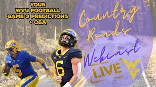 WVU vs pitt Predictions  QampA  West Virginia Football 2023 [upl. by Bergerac]