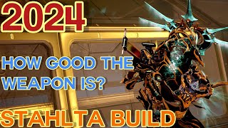 Warframe Stahlta Build 2024 3 forma How good the weapon is [upl. by Estis35]