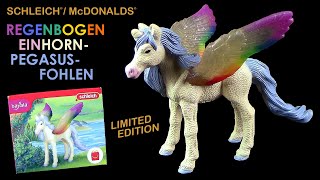 Schleich ® Happy Meal ® Regenbogen Pegasus Einhorn Fohlen 2023  Bayala ® Limited Edition  Unboxing [upl. by Anaehr19]