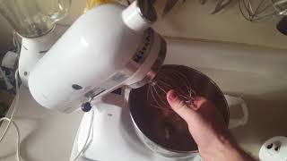 Demo of KitchenAid mixer model K45SS [upl. by Ytsrik882]