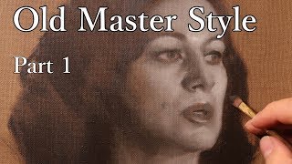 Portrait Painting Tutorial  Keeping it Classical part 1  Real Time [upl. by Enifesoj]