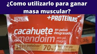 Cacahuete en polvo desgrasado  proteína mercadona  hacendado nutricion del culturista [upl. by Kabob]