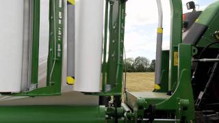 McHale W2020 High Speed Stacking Bale wrapper videomov [upl. by Stanway962]