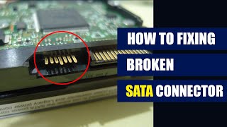 Hard disk broken sata connector fix [upl. by Veator]