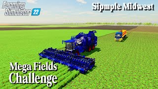 Harvesting 18M PURSHIPS  Farming Simulator 22  fs22timelapse  Simple Midwest 4x  EP12 [upl. by Ahearn]