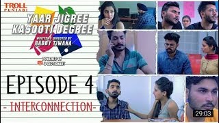 Yaar Jigree Kasooti Degree  Episode 4 Interconnection Punjabi Web series 2018 [upl. by Ettennal]