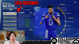 PATCHED HOW TO GET A 99 OVERALL FIELD GENERAL QB IN COLLEGE FOOTBALL 25 RTG [upl. by Aniuqal206]