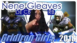 LFL 2018 Highlights  Nene Gleaves Highlights  Gridiron Girls [upl. by Tyra]