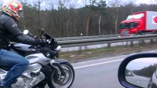 Bmw k1200r acceleration Great sound [upl. by Marino846]