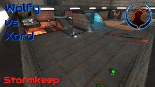 He hates Stormkeep  Wolfy vs Xord  Stormkeep  Xonotic Duel Commentary [upl. by Gamber]