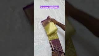 Kanchipuram pattu sarees price12500 freeship for orders whatsapp9492953414youtubepattushorts [upl. by Hplodnar]