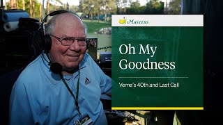 Oh My Goodness  Verne Lundquists 40th And Final Call Of The Masters [upl. by Samantha]