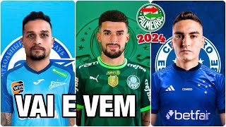 CHEGADAS E SAÍDAS DO PALMEIRAS PARA 2024 [upl. by Blodgett]