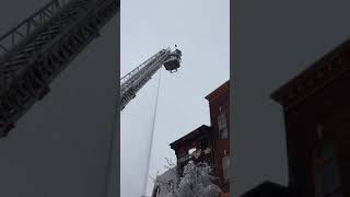 Boonville ny fire on Main Street [upl. by Eilloh334]