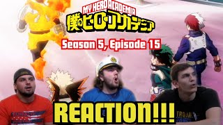 The Custodians REACT to My Hero Academia Season 5 Episode 15 Fiery Tutelage [upl. by Beatriz185]