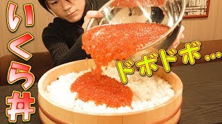 【大食い】イクラ丼 総重量65㎏～30㎏超のいくらを乗せて～ [upl. by Aleras805]