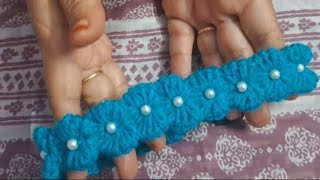 DIY Headband for baby girl👶 diy crochetworld crochetaccessories crochet artandcraft viralvideo [upl. by Reinertson]