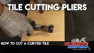 How to cut a curved tile  tile cutting pliers [upl. by Bernarr]