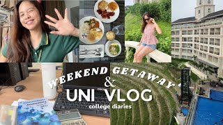 🔰 quick family getaway f2f classes get ready with me amp cooking — college diaries ♡  PH [upl. by Eelanaj]