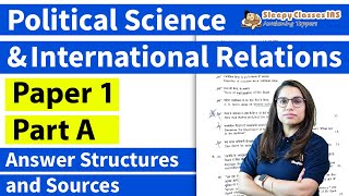 UPSC Mains 2022 PSIR Optional Paper 1 Answer Structures and Sources [upl. by Ettelrahc]