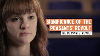 What was the Significance of the Peasants Revolt  3 Minute History [upl. by Marzi978]