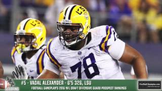 Football Gameplans 2016 NFL Draft Prospect Rankings Offensive Guards [upl. by Mchugh103]