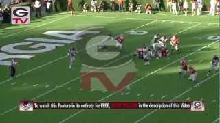 Football UGA vs Ole Miss  Mississippi  GameDay Internet Highlights 2012 [upl. by Chatav]