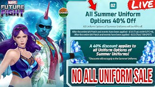 😱No All Uniform Sale amp Best Summer Uniform  Marvel Future Fight [upl. by Tien574]