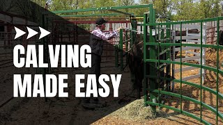 The Newest Maternity Pen for Calving  Calving Made Easy  Showcase [upl. by Karna276]