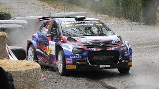 Rallye du condroz 2022  Day 2  Slippery Corners  Mistakes  Pure Sound [upl. by Ki859]