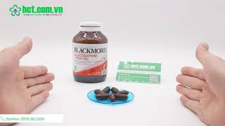 BÓC HỘP Viên uống bổ khớp BLACKMORES GLUCOSAMINE FISH OIL [upl. by Houlberg]