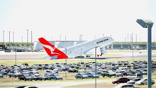 A380 Qantas Engine Failure and Tail Strike [upl. by Cirtap555]