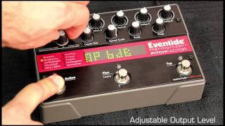 Adjust Output Level Eventide Factor Series Stompbox V3 Tutorial 5 [upl. by Adnor]