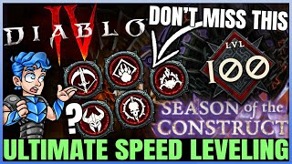 Diablo 4  Season 3 FAST Easy Leveling Trick  Level 1 to 70 in 2 Hours  All Classes Guide [upl. by Arahs370]