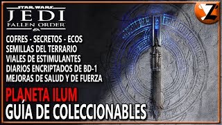 Star Wars Jedi Fallen Order Coleccionables de ILUM Cofres Secretos Ecos Diarios [upl. by Enilaf708]