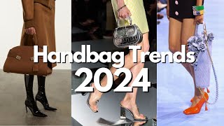 Top 10 Handbag Trends 2024 [upl. by Eehtomit]