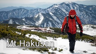 Hiking MtHakusan in Japan  【中央アルプス】白山  紅葉と初冬の山登り [upl. by Anier290]