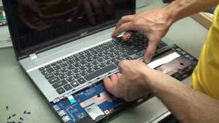 Разборка и чистка Acer Aspire V3771G  Disassembly and Cleaning Acer Aspire V3771G [upl. by Jaimie]