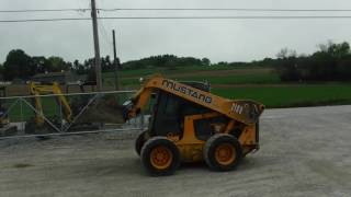 GehlMustang skidsteer Manitou review [upl. by Glenine]