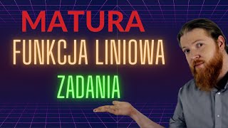 MATURA MATEMATYKA Funkcja liniowa zadania PEWNIAK funkcje cz4 [upl. by Louanne]