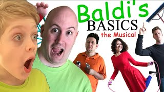 BALDI’S BASICS THE MUSICAL by Random Encounters  REACTION [upl. by Hemphill577]