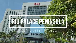 RIU Palace Peninsula Cancun LobbyRestaurants [upl. by Bohs]